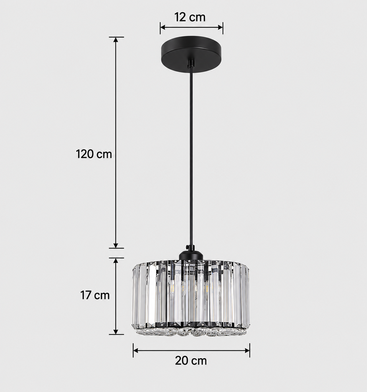 Lustre Cristal Élégance