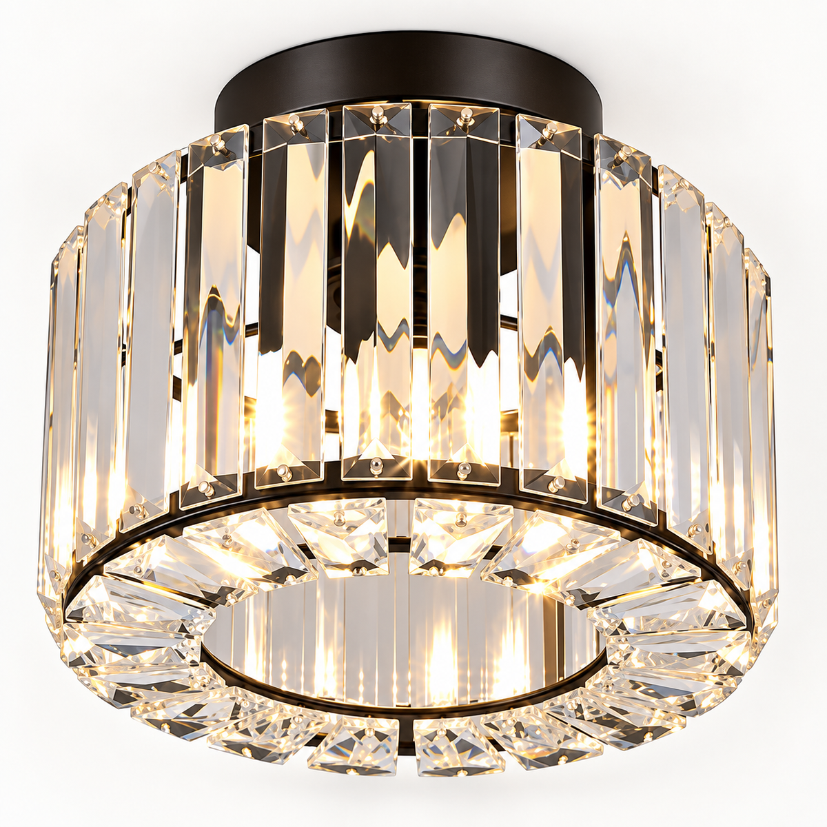 Plafonnier Cristal Élégance