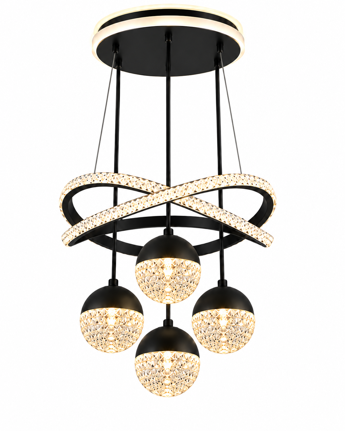 Lustre Infinity Cristal Noir