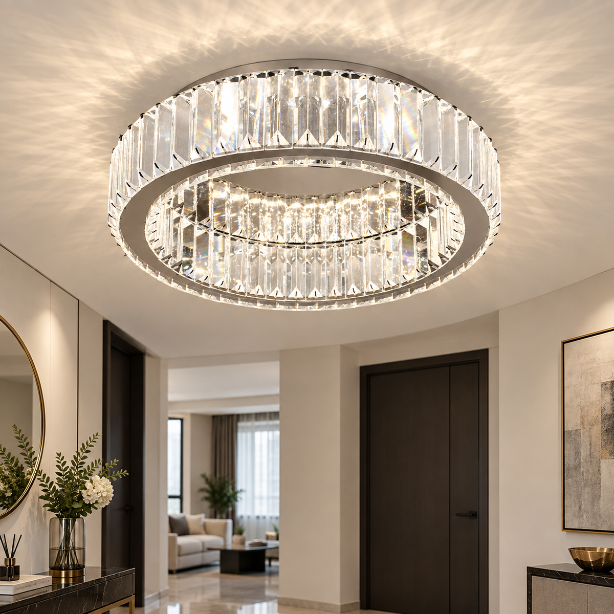 Plafonnier Majesté Cristal