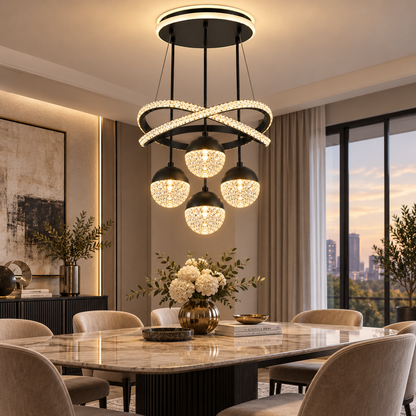 Lustre Infinity Cristal Noir