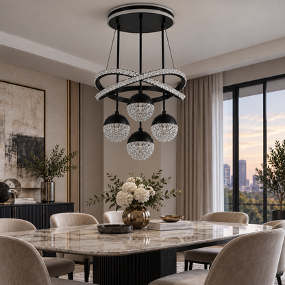 Lustre Infinity Cristal Noir