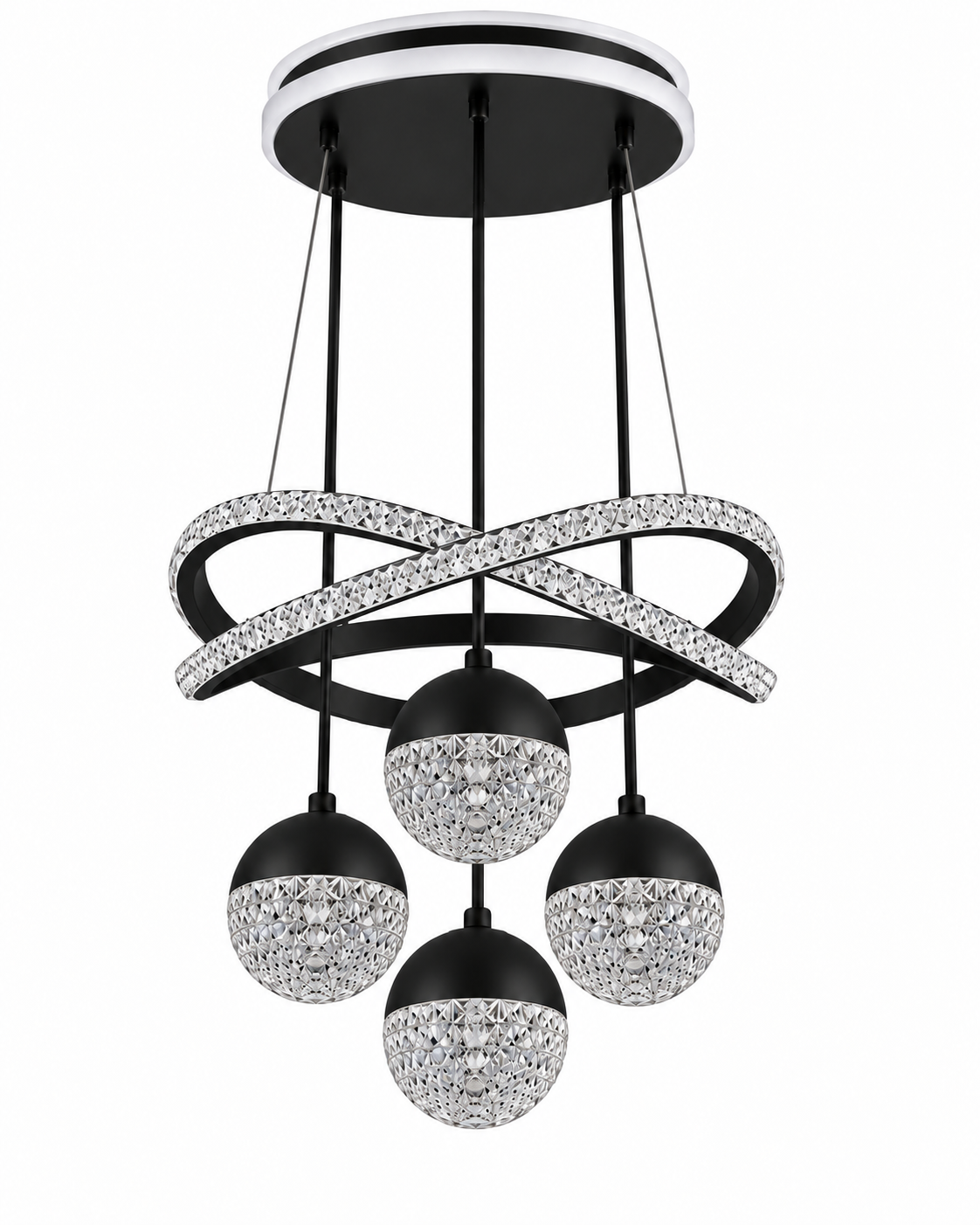 Lustre Infinity Cristal Noir